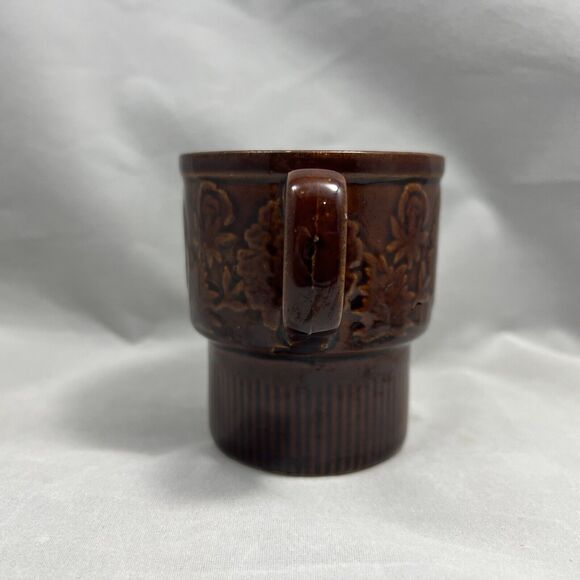 Vintage MCM Coffee Mug Stackable Ceramic Retro Replacement - Picture 4 of 9